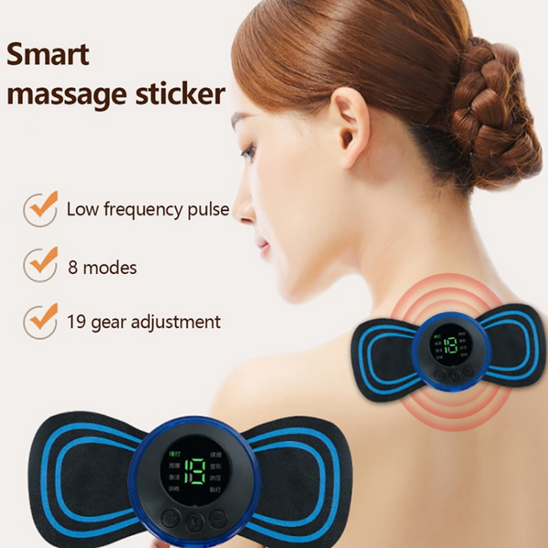 Portable Pain Relief EMS Massage Machine (Rechargeable)