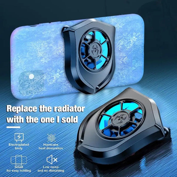 Mobile Phone Radiator Cooler Fan with Suction Cup For iPhone/Android